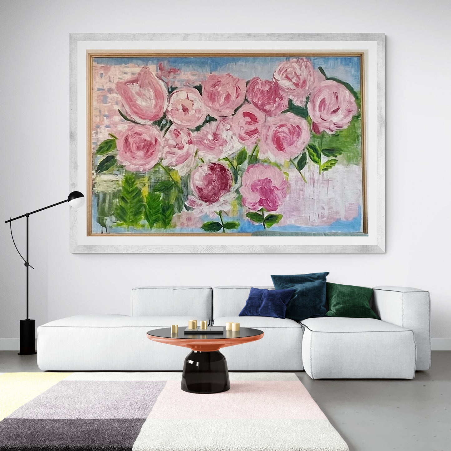 Peonies view