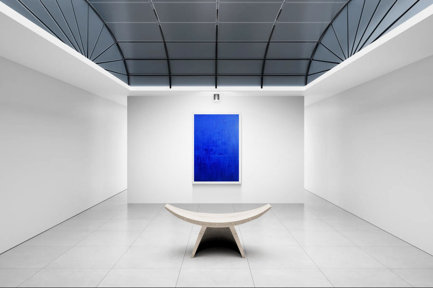 Monochrome bleu