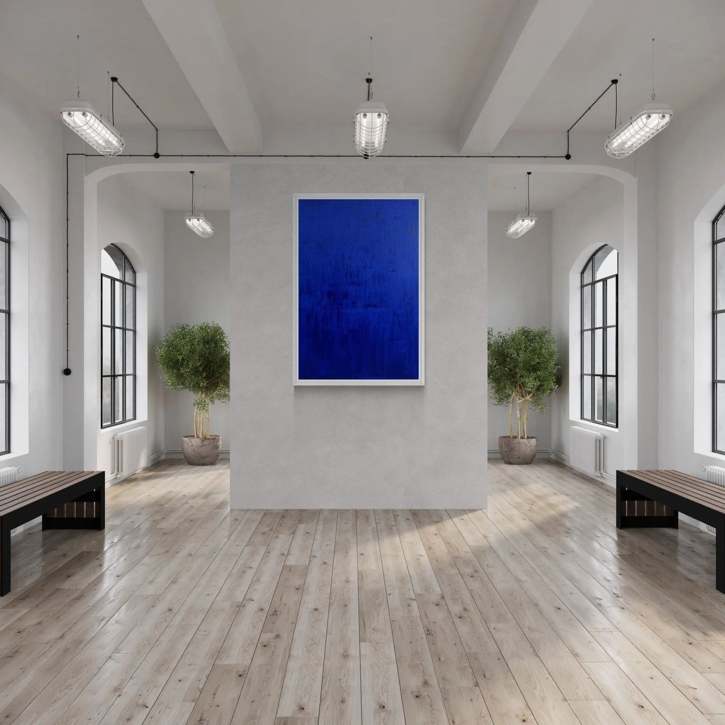 Monochrome bleu